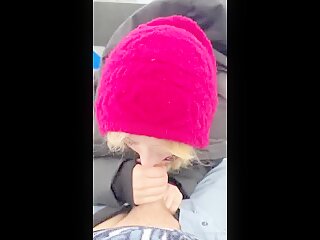 Real Lena Polanski Intense Ski Lift BJ